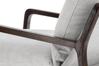 VALENCIA THEATER SEATING Lagon Wood Accent Chair, Mid-Century Modern Armchair - Image 6