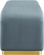 Modway EEI-6734-BRA-CAB Koda Performance Velvet Waterfall Long Bench, Brass - Image 4