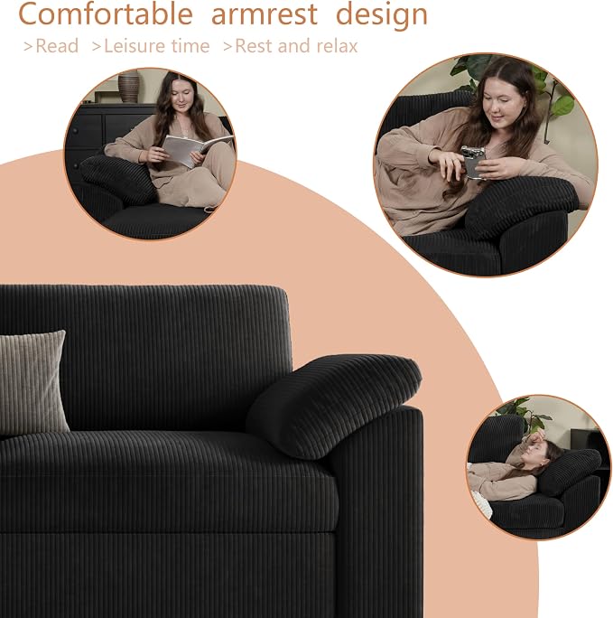 EASE MOOSE Oversized Sectional Modular Sofa, Large U Shape Sectional Couch Wide - Image 7