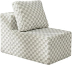 Single Sofa 1 Seat Couch with Deep Seat Memory Foam Cloud Chair with Pillows - Image 8
