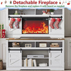 JUMMICO Fireplace TV Stand for 65+ Inch TV - Image 7