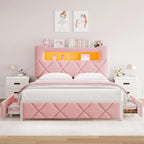 Full Upholstered LED Bed Frame - Image 8