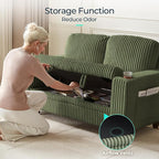 LINSY HOME Loveseat Sofa with Storage - Image 4