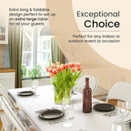 Our Modern Space 8 Feet Foldable Table - Image 4