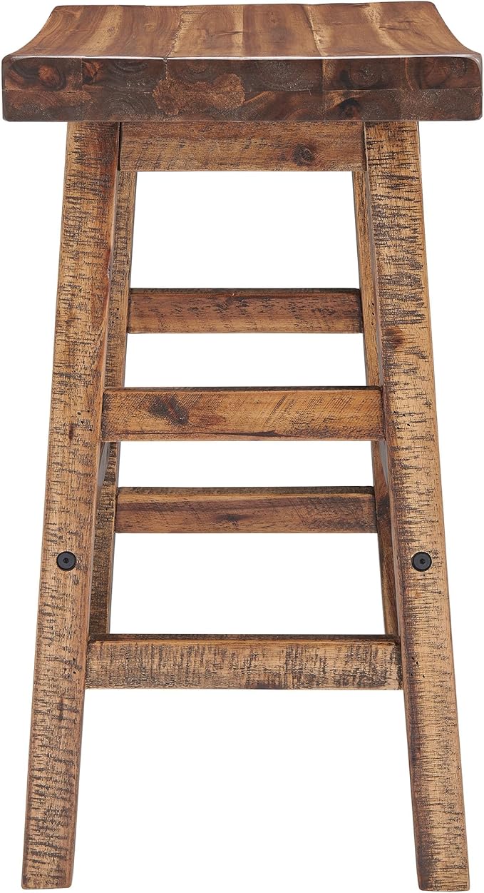 Alaterre Furniture Durango 26-Inch Tall Industrial Wood Counter-Height Stool - Image 10