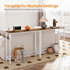 HOOBRO Narrow Console Table, 29.5" Small Entryway Table, Thin Sofa Table - Image 5