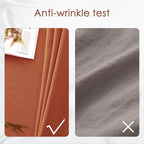 BALCONY & FALCON Rectangle Tablecloth Washable Wrinkle Resistant and Water - Image 4