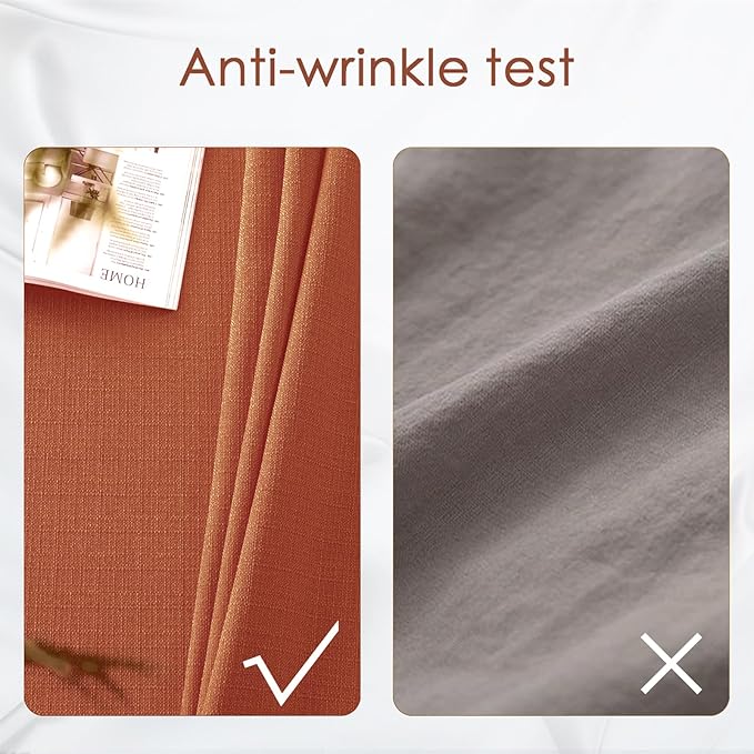 BALCONY & FALCON Rectangle Tablecloth Washable Wrinkle Resistant and Water - Image 4