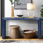60'' Console Table Sofa Table Thick Top Entryway Table, Hallway Table by LynHomeFurnitureMall