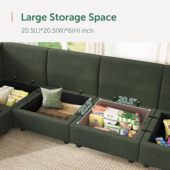 HONBAY Modular Sectional Sofa - Image 3