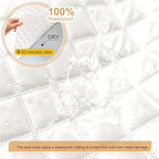 HDCAXKJ 100% Waterproof Reclining Sectional Couch Covers L Shape Recliner Sofa - Image 3