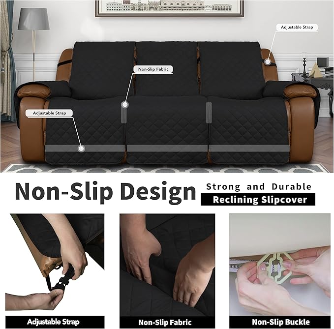Easy-Going Oversized Recliner Sofa Cover, Reversible Couch Cover - Image 4