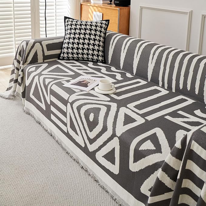 VClife Boho Couch Cover, 3-Seaters Sofa Cover - Image 8