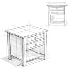 SIMPLIHOME Warm Shaker Bedside Table - Image 11