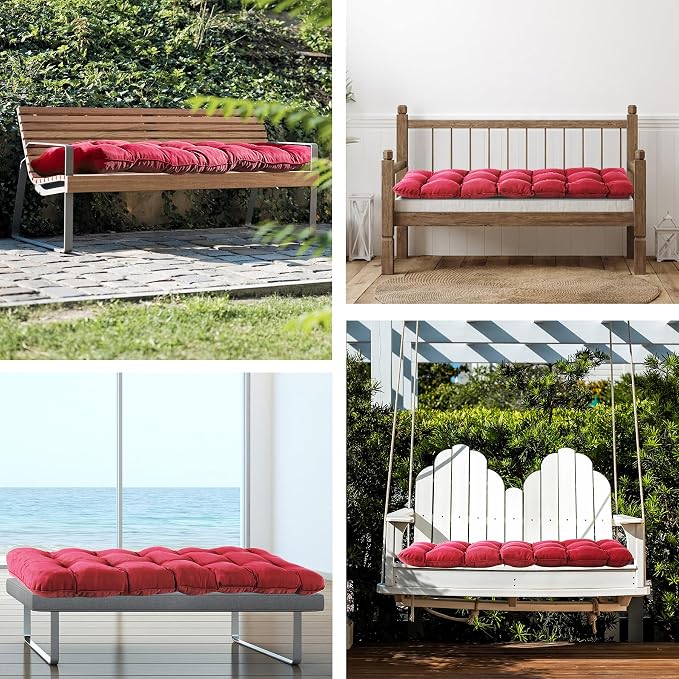 IPYNBAP Outdoor Bench Cushion, Waterproof Bench Cushion - Image 7
