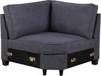 Ball & Cast 116" L-Shaped Sectional Couch - Image 6
