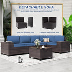 9 Pieces Patio Furniture Set - Image 8
