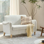 EcoHarbor Living 50.5" Mid-Century Modern Couch, Upholstered Sofa by ECOHARBOR