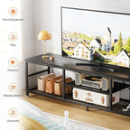 VECELO TV Stand with Power Outlets - Image 5