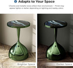 Homes: Inside + Out Halric Modern 24" Tall Round End Table - Image 7