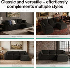 Novilla 133.8" Modular Cloud Couch, Modern Sectional Sofa - Image 22