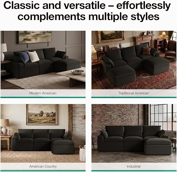 Novilla Modular Cloud Couch, Modern Sectional Sofa - Image 22