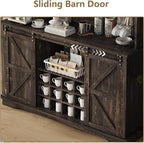 55 Inch Farmhouse Coffee Bar Cabinet - Image 5