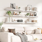 Fun Memories 72Inch Long Floating Shelves, 8 Inch Deep Shelves - Image 2