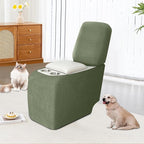 ALIECOM Recliner Sectional Couch Covers L Shape Stretch Corner Reclining - Image 2