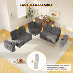 Modular Sectional Sleeper Sofa - Image 8