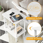 Apicizon 2 Tier End Table, Small Side Table - Image 4