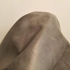 NAT Leathers| Gray Soft Faux Vegan PU Leather by The Yard Synthetic Pleather by NATLeathers