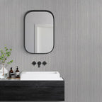 Grasscloth Peel and Stick Wallpaper Modern 15.7in x 118.1in Textured Linen - Image 7