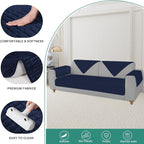 Foxdecor Couch Arm Covers Sofa Arm Cover, Arm Chair Covers Set of 2, Non-Slip - Image 2