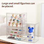 3 Pack Display Case for Collectibles 4 Layer Updated Adjustable Acrylic Display - Image 6