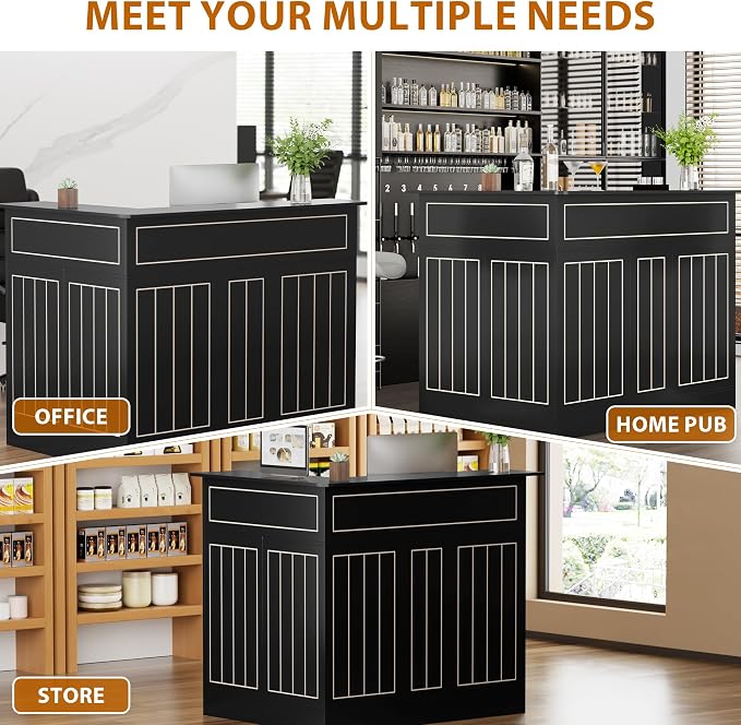 Godchoices L Shaped Home Bar Unit - Image 8