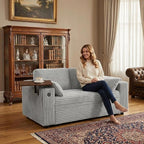 Auvsoce 65" 3-in-1 Pull-Out Convertible Sofa Bed - Image 5