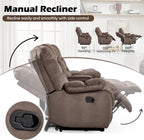 HAOMARKETS 2-Piece Recliner Sofa Set, Include Single Power Recliner Chair - Image 4
