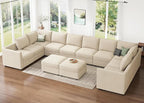 HONBAY Modular Sectional Sofa Sleeper Couch by HONBAY