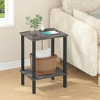 TUTOTAK End Table with Charging Station, Small Side Table, Nightstand Bedside - Image 5