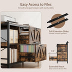 44" File Cabinet, Lateral Filing Cabinet - Image 6