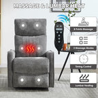 Trustyue Swivel Rocker Recliner Chair, 360° Swivel Recliner - Image 3