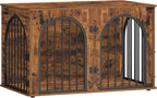 Hzuaneri 39.4" Wooden Dog Crate Furniture, Indoor Dog Kennel Dogs Cage - Image 9