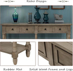 Merax Retro Console Table Sofa Table - Image 4