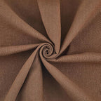 59 Inch Dark Brown Quilting Linen Type Cloth Fabric by The Yard Blend Solid by CABODYALS