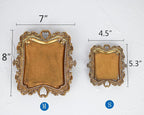 Funly mee Antique Trinket Dish Vintage Metal Jewelry Tray, Wedding Ring & - Image 3