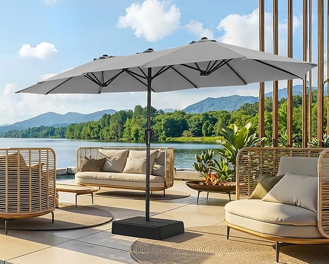 SUPERJARE 13FT Outdoor Patio Umbrella by SUPERJARE