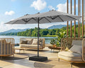 SUPERJARE 13FT Outdoor Patio Umbrella by SUPERJARE