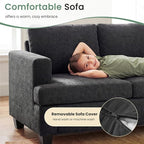 YOUDENOVA Sofa, 3 Piece Set Comfy Sofa, Loveseat & 2 3-Seater Couch - Image 7