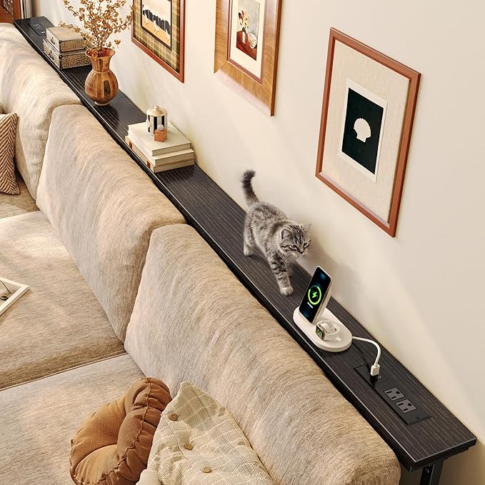 Huuger 110.2 Inch Behind Couch Table - Image 3